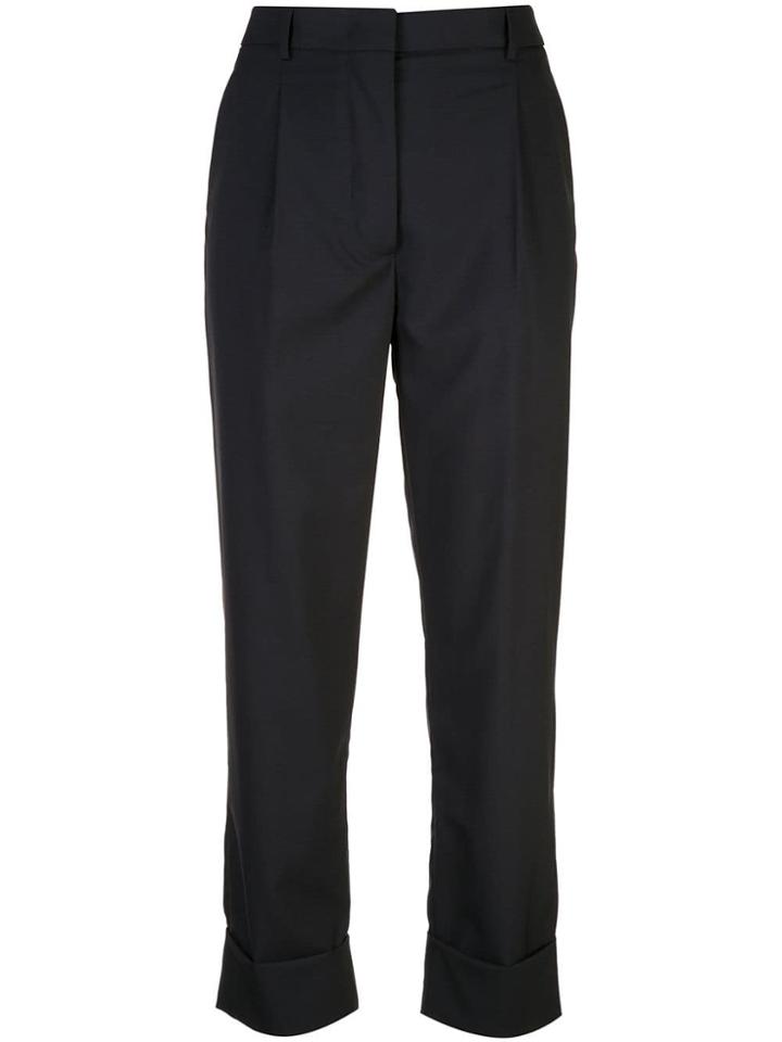 Prada Tailored High-waisted Trousers - Blue