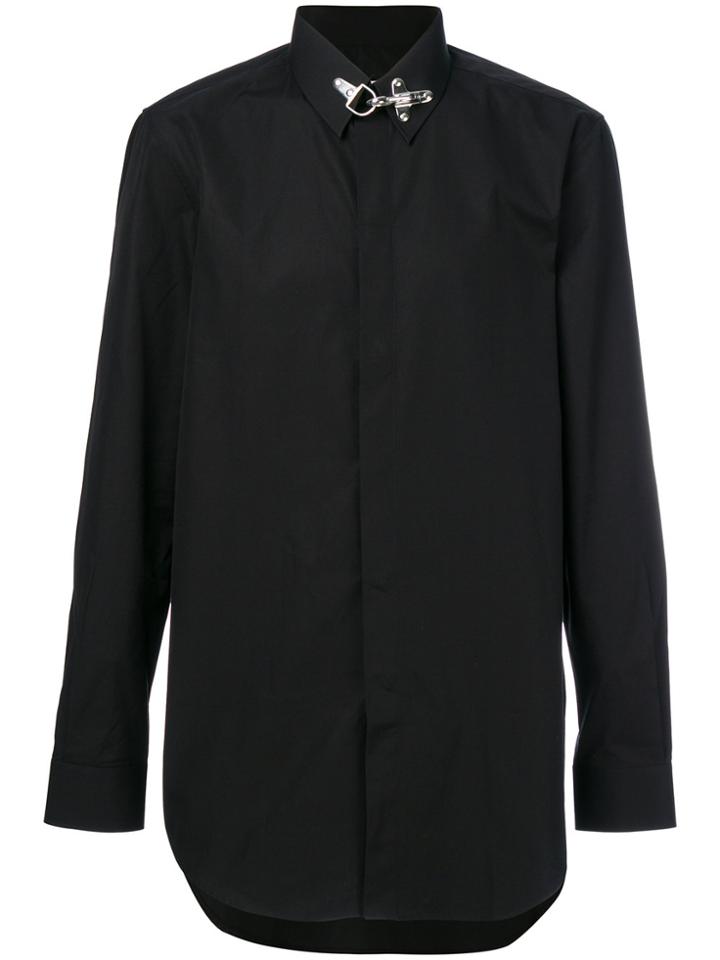 Givenchy Hook And Loop Collar Shirt - Black