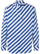 Kenzo Longsleeved Striped Shirt - Blue