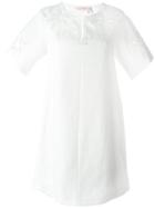 See By Chloé Cut-out Detail Dress, Women's, Size: 36, White, Cotton/spandex/elastane