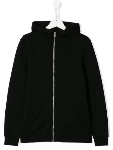 Les Bohemiens Kids Teen Printed-back Hoodie - Black