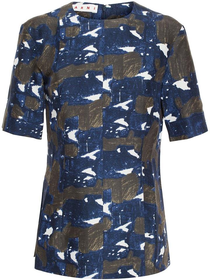 Marni Abstract Print Top