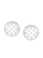 Y/project Embellished Ball Earrinngs - Silver
