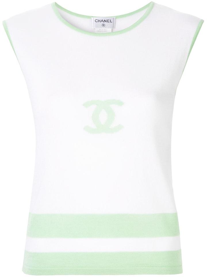 Chanel Pre-owned Sleeveless Top - White