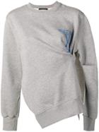 Rokh Asymmetric Sweatshirt - Grey