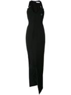 Mugler Long Dress - Black