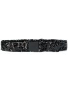 Nº21 Sequinned Belt - Black