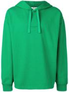 Acne Studios Logo Print Hooded Sweatshirt - Green