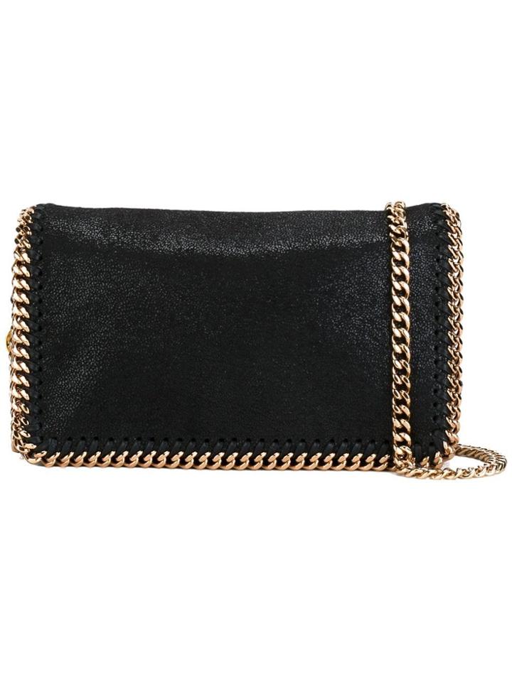 Stella Mccartney Mini 'falabella' Crossbody Bag - Black