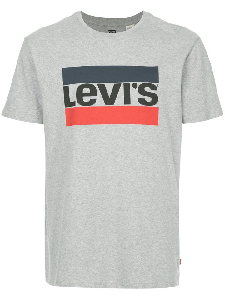 Levi's Logo Print T-shirt - Grey