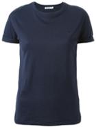 T By Alexander Wang Round Neck T-shirt, Women's, Size: Xs, Blue, Cotton