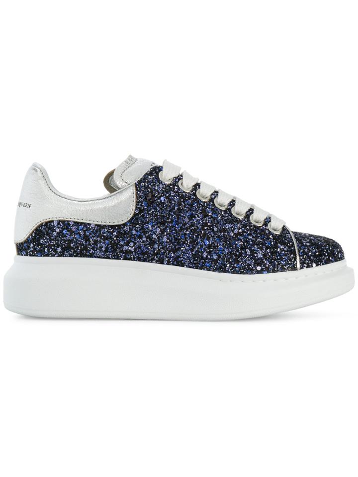Alexander Mcqueen Extended Sole Sneakers - Blue