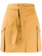 Alberta Ferretti High Rise Skirt - Yellow