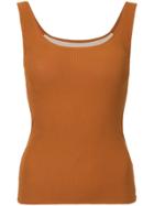 H Beauty & Youth Scoop Neck Vest - Brown
