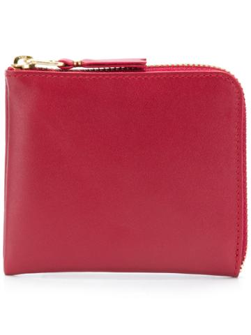 Comme Des Garçons Wallet Zipped Wallet - Red