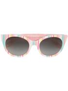 Kate Spade Mellys Striped Sunglasses - Pink
