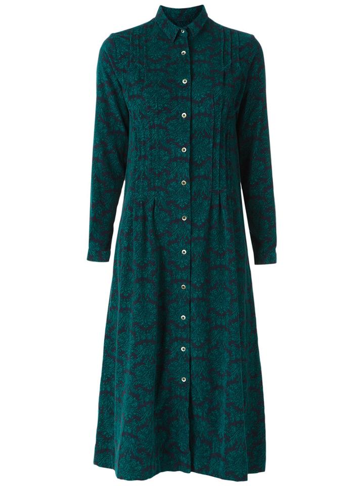 À La Garçonne - Shirt Dress - Women - Cotton - P, Green, Cotton