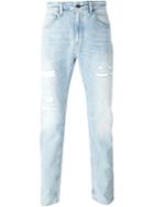 Levi S: Made & Crafted Distressed Jeans, Men's, Size: 31, Blue, Cotton/spandex/elastane