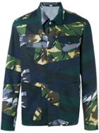 Kenzo Broken Camo Workwear Jacket - Blue