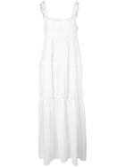 Diesel Black Gold - Daltrey Maxi Dress - Women - Silk/polyester - 40, White, Silk/polyester
