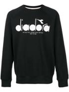 Diadora Logo Print Sweatshirt - Black