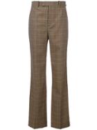 Derek Lam 10 Crosby Flare Trouser With Grommet Detail - Green