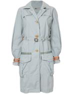Kolor Stud Detail Trench Coat - Grey