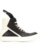 Rick Owens Geobasket Hi-top Sneakers, Men's, Size: 44, Black, Leather/rubber