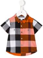 Burberry Kids - Plaid Shirt - Kids - Cotton - 6 Mth, Yellow/orange