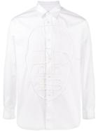 Comme Des Garçons Shirt Stitched Face Shirt - White