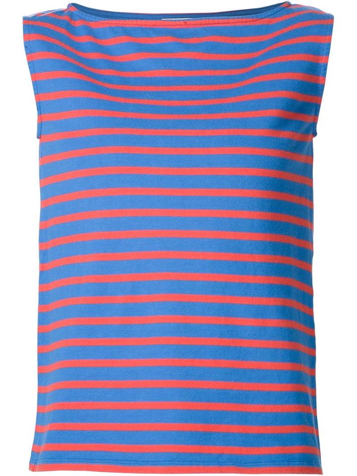 Saint Laurent Sleeveless Breton Top