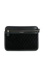Saint Laurent Monogram All-over Pouch - Black