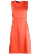 Gianluca Capannolo Belted Midi Dress - Orange