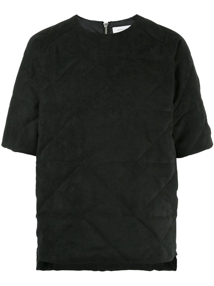 En Route Quilted Sweatshirt - Black