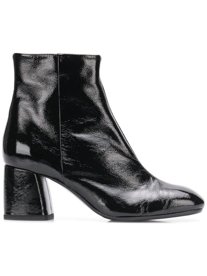 Fabio Rusconi Varnish Ankle Boots - Black