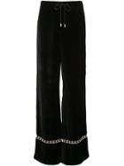 Markarian Crystal-embellished Trousers - Black