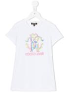 Roberto Cavalli Kids - Logo Print T-shirt - Kids - Cotton/elastodiene - 12 Yrs, White