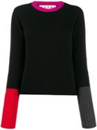 Marni Cashmere Colour-block Jumper - Black
