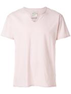 Zadig & Voltaire Basic Button T-shirt - Pink & Purple