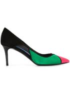 Salvatore Ferragamo Colour Block Pumps