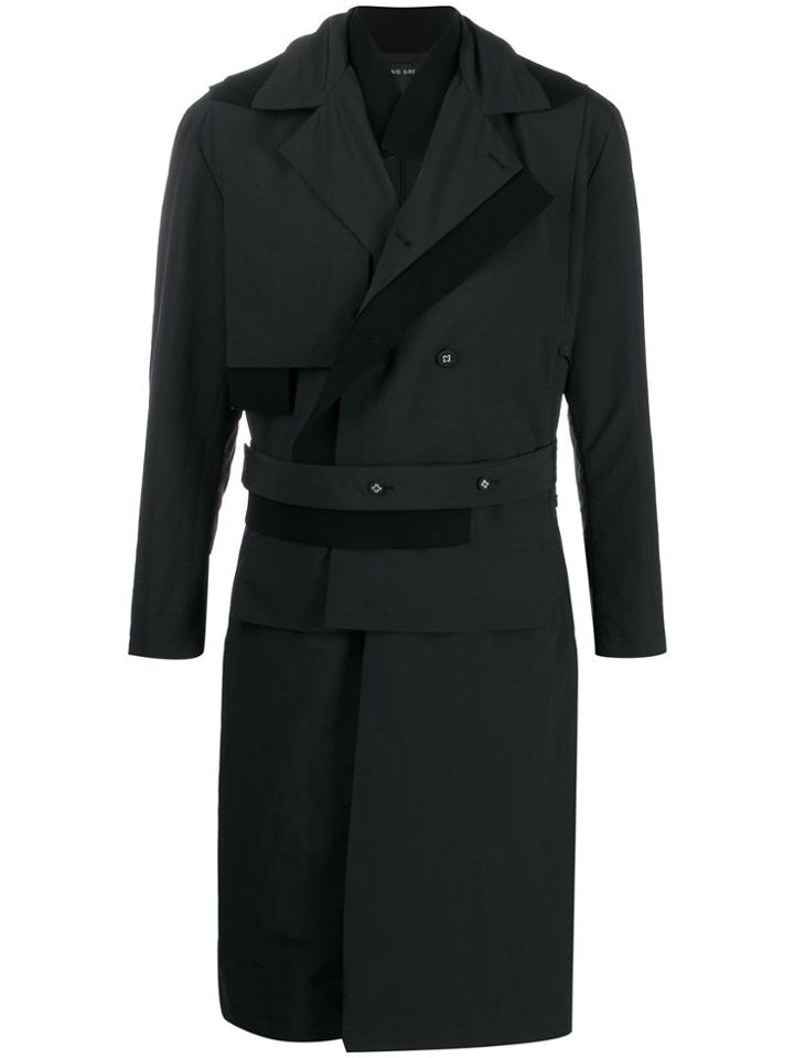 Craig Green Structured Raincoat - Black