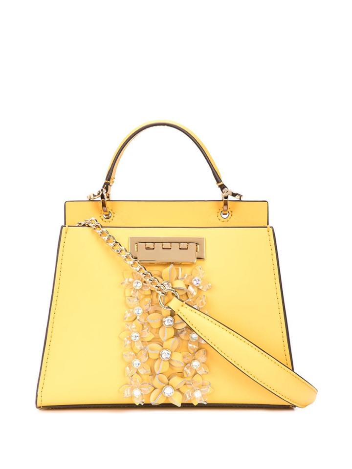 Zac Zac Posen Earthette Double Compartment Satchel Bag - Yellow
