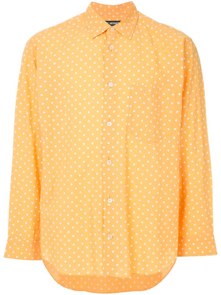 Issey Miyake Vintage Dot Print Shirt - Yellow & Orange