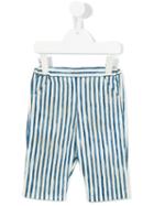 Amelia Milano - Striped Trousers - Kids - Cotton/elastodiene - 9-12 Mth, White