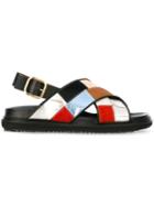 Marni Colour Block 'fussbett' Sandals