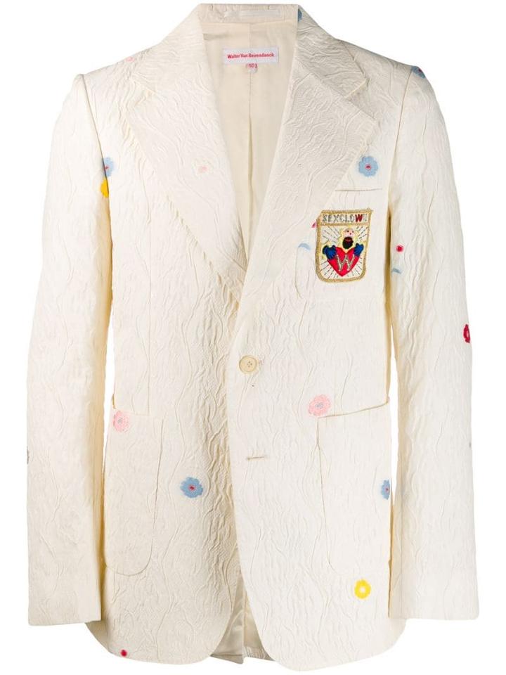 Walter Van Beirendonck Pre-owned 2008's Sexclown Blazer - Neutrals