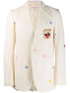 Walter Van Beirendonck Pre-owned 2008's Sexclown Blazer - Neutrals