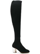 Proenza Schouler Tall Knit Sock Boot - Black