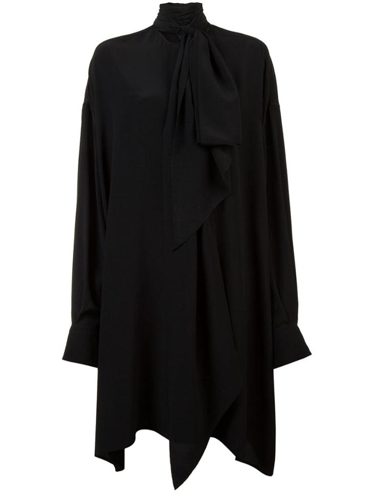 Vera Wang Peplum Gown - Black