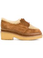 Castañer Shearling Loafers - Nude & Neutrals